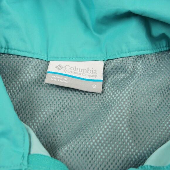 Columbia Switchback III Green Blue Full Zip Jacket Womens Sz S - Picture 4 of 9